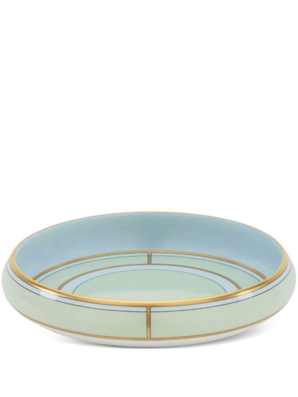 GINORI 1735 Blue Diva Porcelain Round Tray | Browns Decorative Trays & Plates