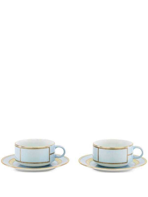 GINORI 1735 Blue Diva Porcelain Tea Set | Browns Cups & Tea Sets