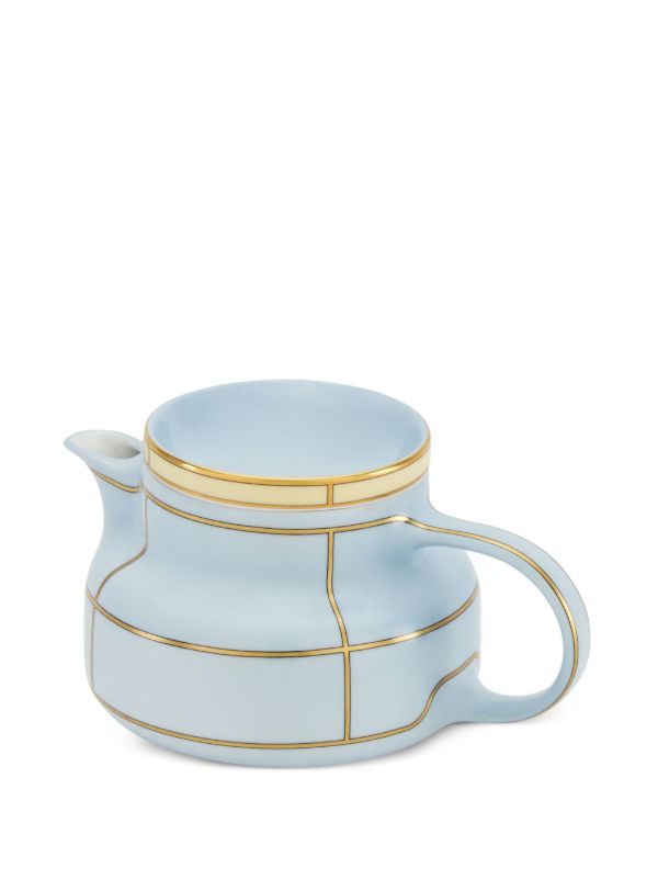GINORI 1735 Blue Diva Porcelain Teapot | Browns Cups & Tea Sets