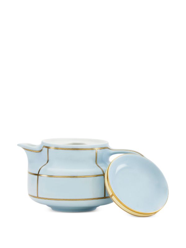 GINORI 1735 Blue Diva Porcelain Teapot | Browns Cups & Tea Sets