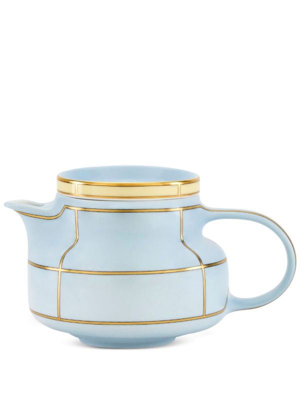 GINORI 1735 Blue Diva Porcelain Teapot | Browns Cups & Tea Sets