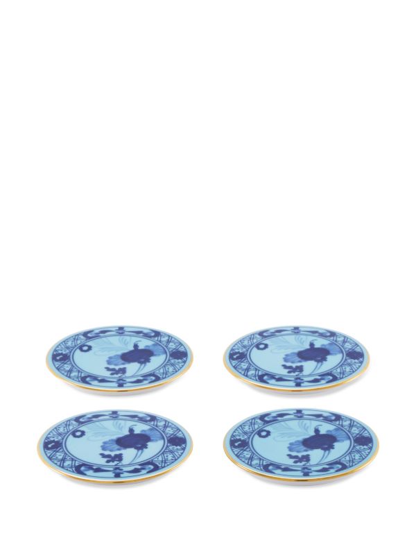 GINORI 1735 Oriente Italiano Coasters (set Of Four) | Browns Plates & Bowls