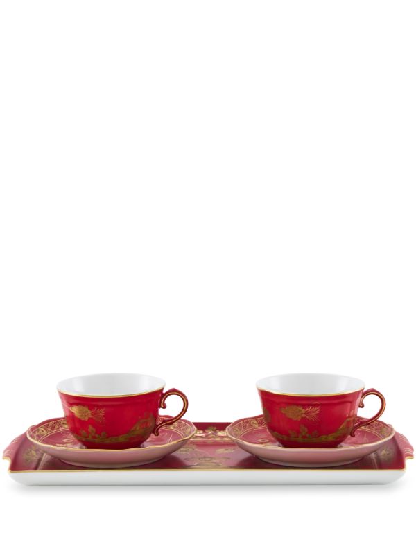 GINORI 1735 Oriente Italiano Coffee Cups (Set of Two) | Browns Cups & Tea Sets
