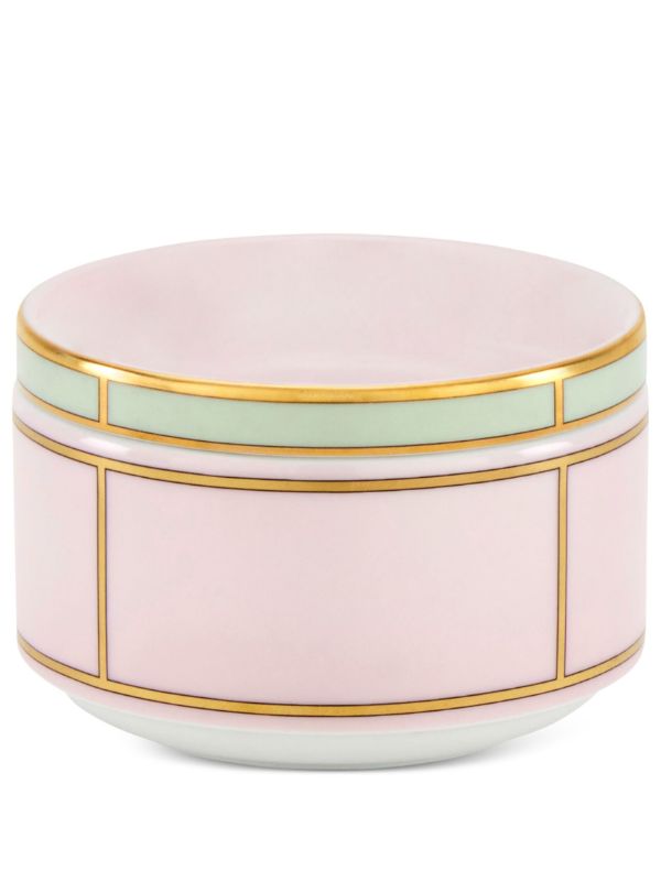 GINORI 1735 Pink Diva Porcelain Sugar Bowl | Browns Plates & Bowls