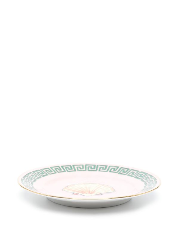 GINORI 1735 Pink Il Viaggio Di Nettuno Porcelain Bread Plate | Browns Plates & Bowls
