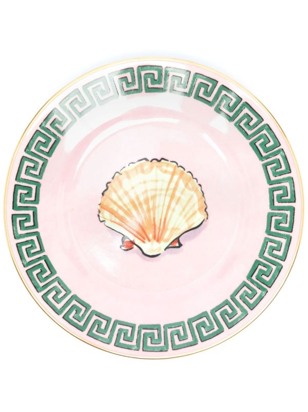 GINORI 1735 pink Il Viaggio di Nettuno porcelain bread plate | Browns Plates & Bowls