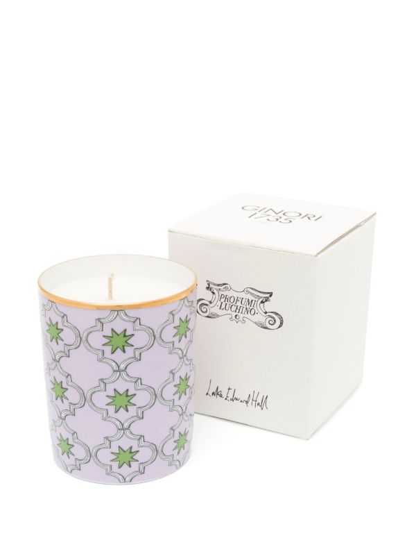 GINORI 1735 Purple Profumi Luchino La Gazelle D'Or Candle | Browns Candles