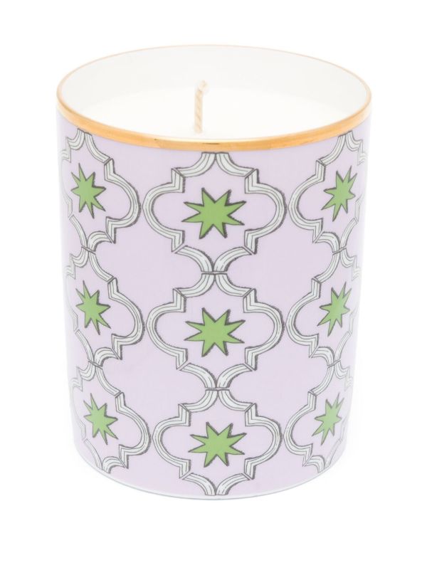 GINORI 1735 Purple Profumi Luchino La Gazelle D'Or Candle | Browns Candles