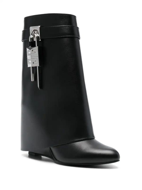 Givenchy Black Shark Lock Boots | Browns Boots