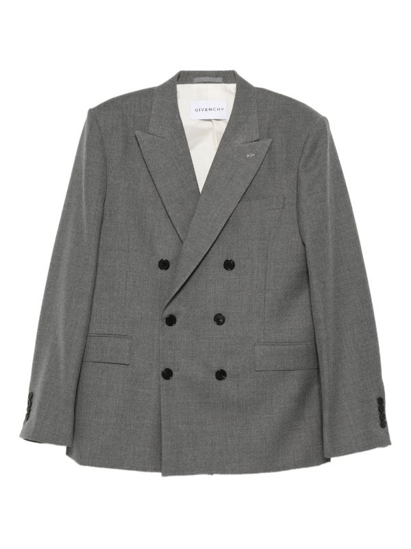 Givenchy double-breasted wool jacket | Browns Blazers