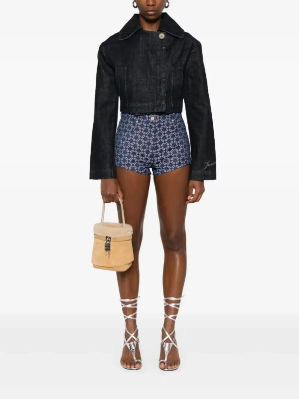 Givenchy Monogram 72 Denim Shorts | Browns Denim Shorts
