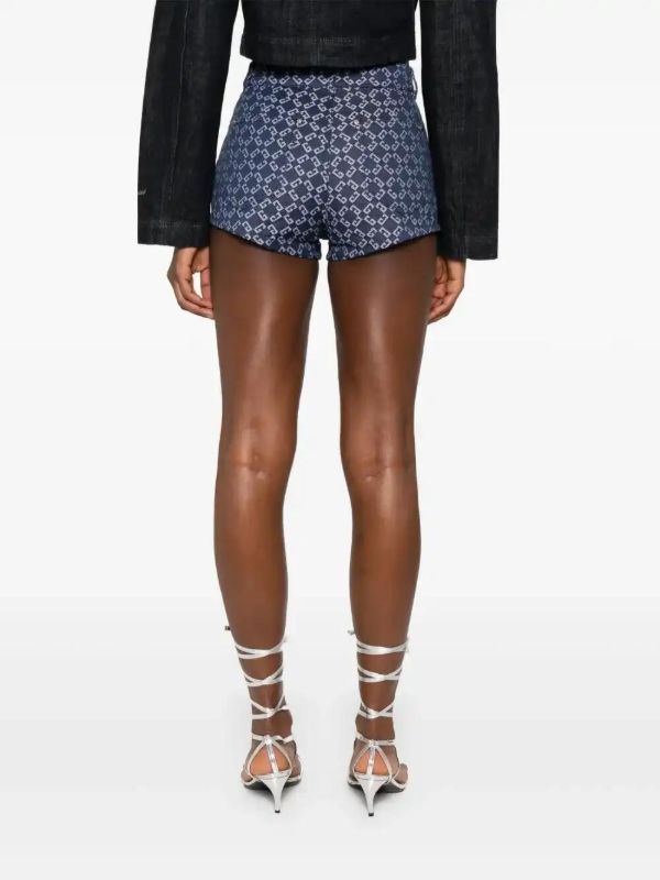 Givenchy Monogram 72 Denim Shorts | Browns Denim Shorts