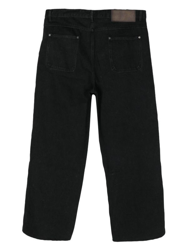 Glass Cypress Black Reconstructed Loose Jeans | Browns Relaxed-Fit Jeans
