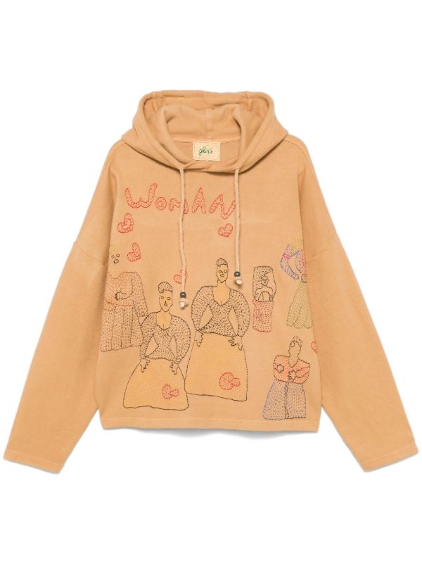 Glass Cypress Brown Women-Embroidered Hoodie a | Browns Hoodies