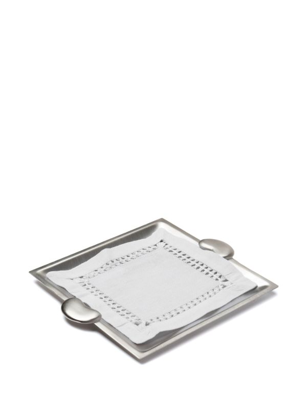 Gohar World Bean Square Tray | Browns Decorative Trays & Plates