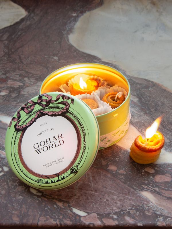 Gohar World Gohar World Biscuit Tin Candle | Browns Candles