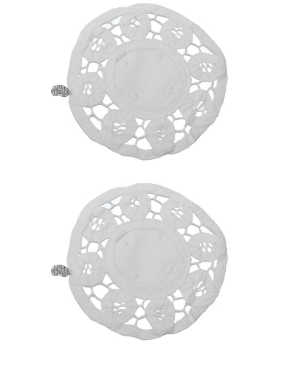Gohar World Lace Trim Coasters (Set of Two) | Browns Table Linen