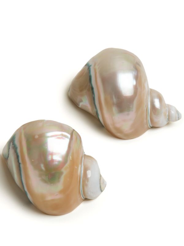 Gohar World Shell Napkin Rings (Set of Two) | Browns Table Linen