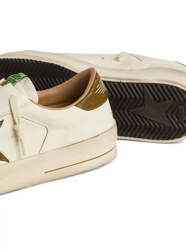 Golden Goose Stardan Star-patch Leather Sneakers | Browns Low-Tops