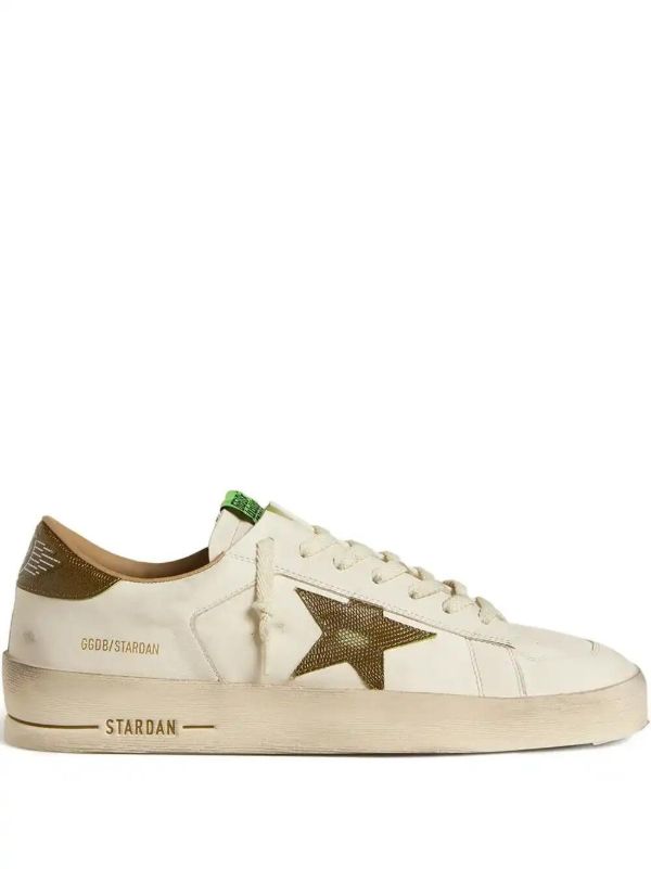 Golden Goose Stardan star-patch leather sneakers | Browns Low-Tops