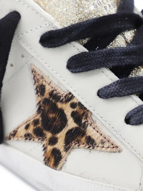 Golden Goose Super-Star Glittered Sneakers | Browns Sneakers