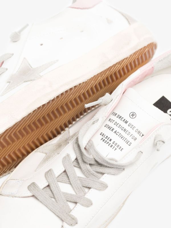 Golden Goose White Super-Star Leather Sneakers | Browns Sneakers