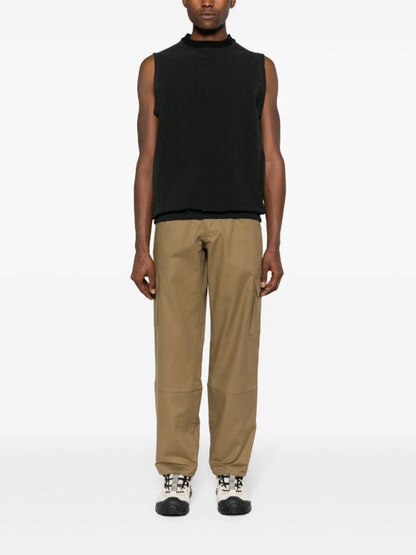 GR10K Black IBQ Factory Cotton Vest | Browns Vests & Tank Tops