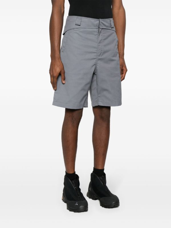 GR10K Grey Folded Belt Shorts | Browns Bermuda Shorts