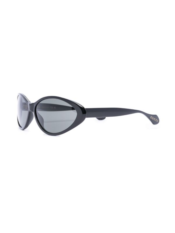 Gucci Eyewear Black Cat Eye Sunglasses | Browns Sunglasses