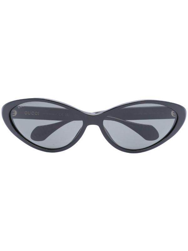 Gucci Eyewear black cat eye sunglasses | Browns Sunglasses