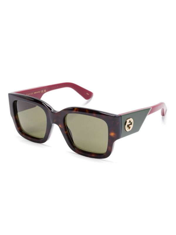 Gucci Eyewear Square-frame Sunglasses | Browns Sunglasses