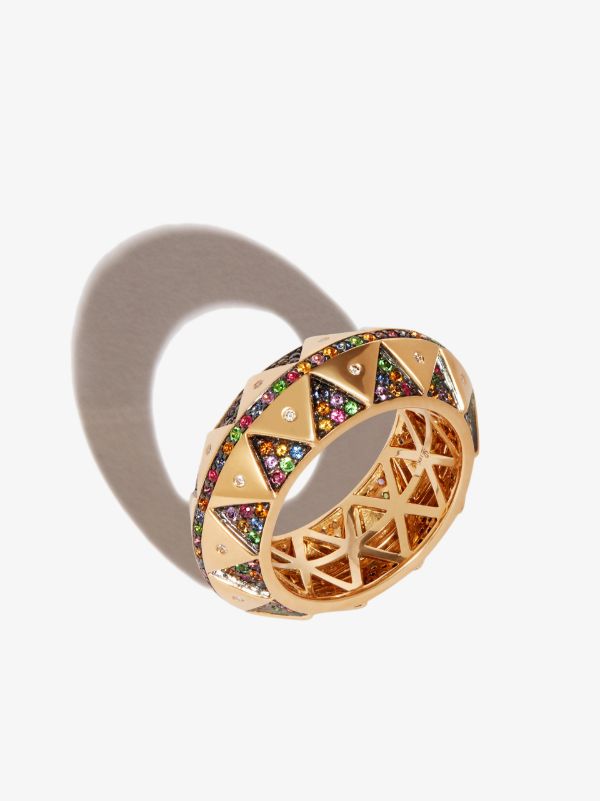 Harwell Godfrey 18K Yellow Gold Chubby Talisman Diamond Ring | Browns Fine Rings