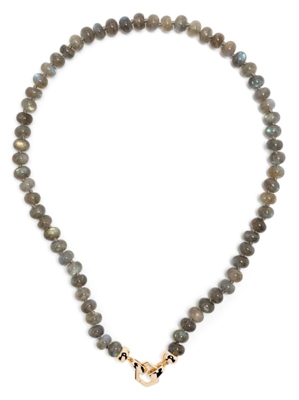Harwell Godfrey 18K Yellow Gold Foundation Labradorite Beaded Necklace | Browns Fine Necklaces