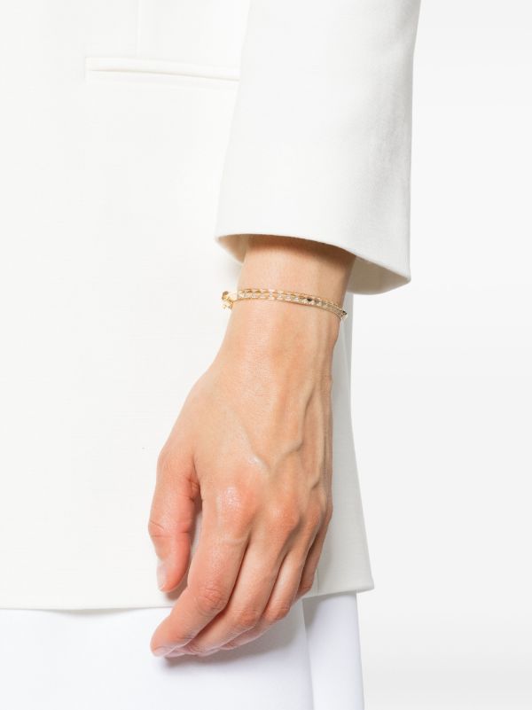 Harwell Godfrey 18K Yellow Gold Knife Edge Diamond Bracelet | Browns Fine Bracelets