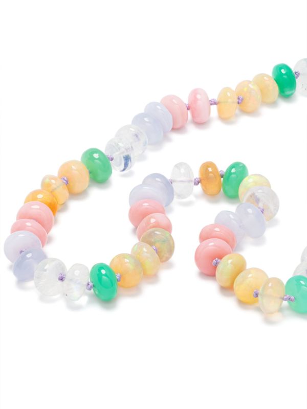 Harwell Godfrey 18K Yellow Gold Pastel Bead Foundation Necklace | Browns Fine Necklaces