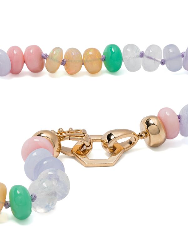 Harwell Godfrey 18K Yellow Gold Pastel Bead Foundation Necklace | Browns Fine Necklaces