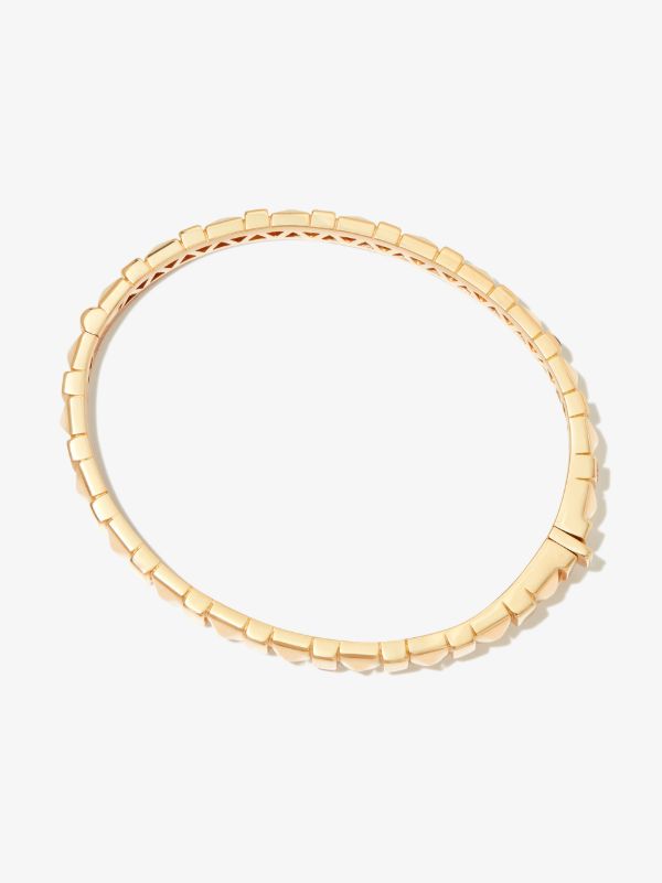 Harwell Godfrey 18K Yellow Gold Pyramid Multi-stone Bangle Bracelet | Browns Fine Bracelets