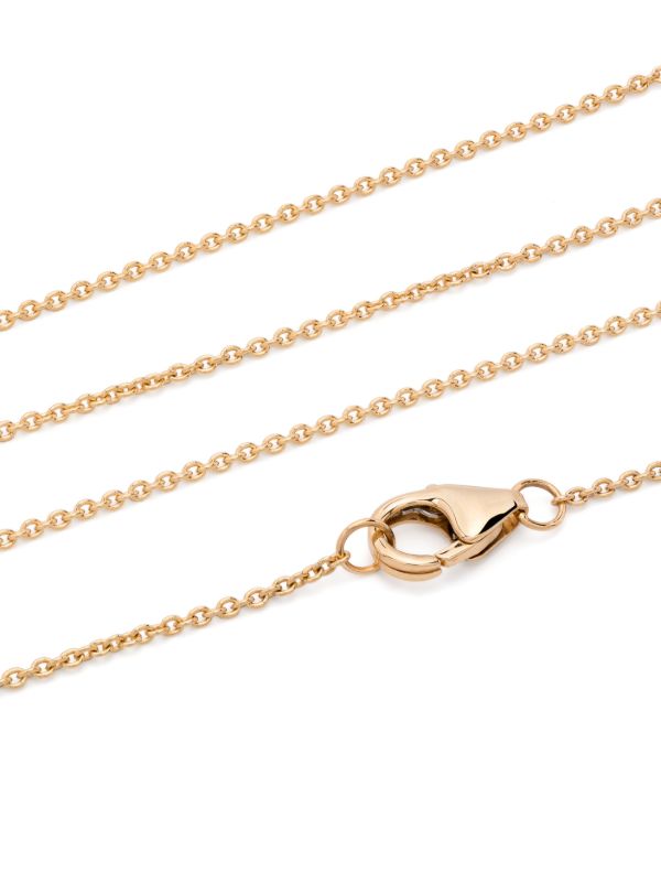 Harwell Godfrey 18K Yellow Gold Tiny Sunflower Diamond Pendant Necklace | Browns Fine Necklaces