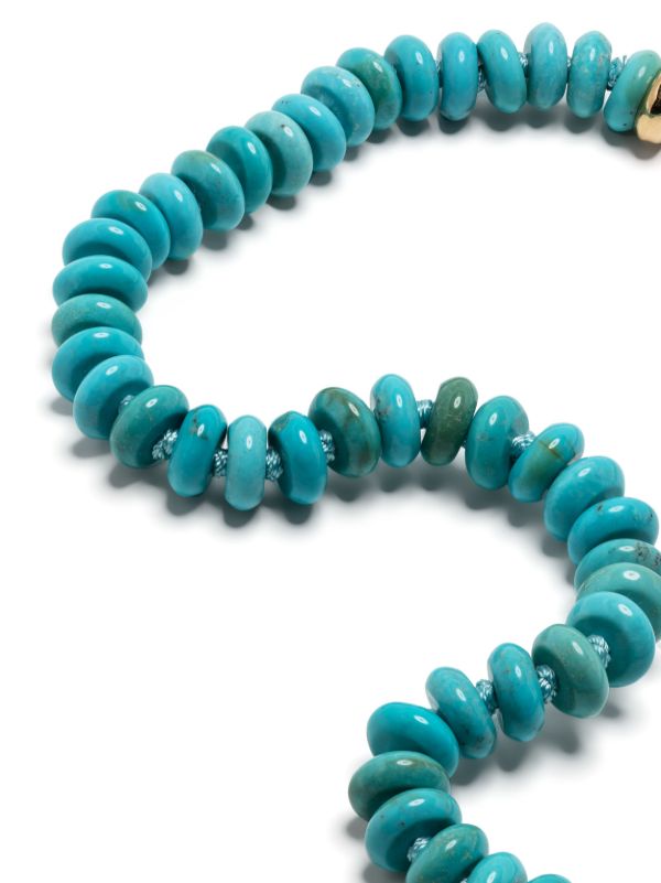 Harwell Godfrey Blue Bead Detail Necklace | Browns Fine Necklaces