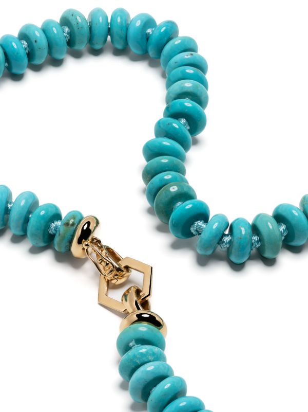 Harwell Godfrey Blue Bead Detail Necklace | Browns Fine Necklaces