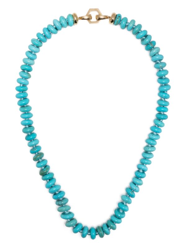 Harwell Godfrey Blue Bead Detail Necklace | Browns Fine Necklaces