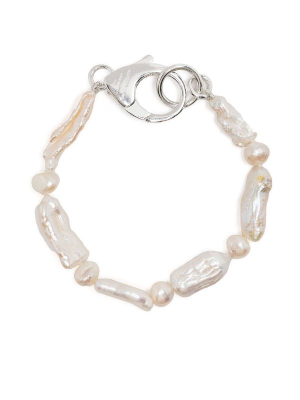 Hatton Labs sterling silver Baroque pearl bracelet | Browns Bracelets