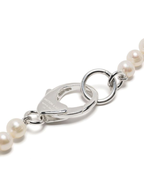 Hatton Labs Sterling Silver Daisy Pearl Necklace | Browns Necklaces