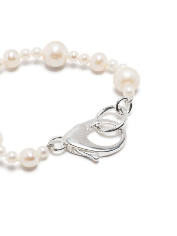 Hatton Labs Sterling Silver XL Pebbles Pearl Bracelet | Browns Bracelets
