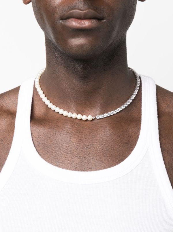 Hatton Labs X Botter Sterling Silver Pearl And Crystal Necklace | Browns Necklaces