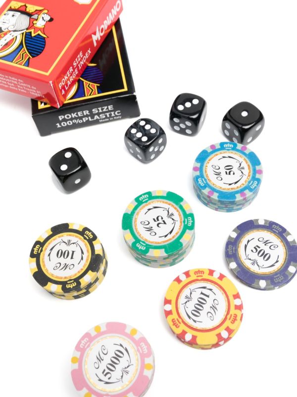 Hector Saxe Black Leather Poker 440 Set | Browns Collectibles