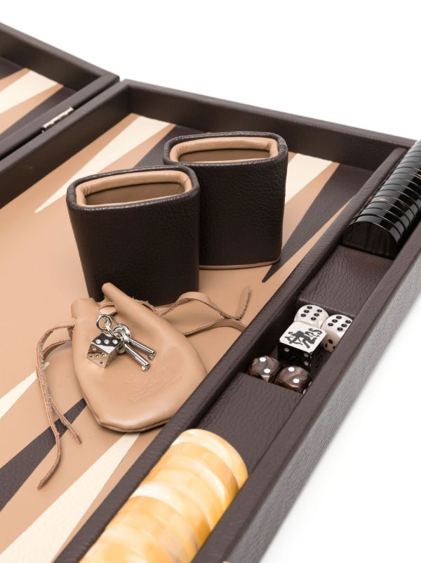 Hector Saxe Brown Baptiste Large Backgammon Set | Browns Table Games