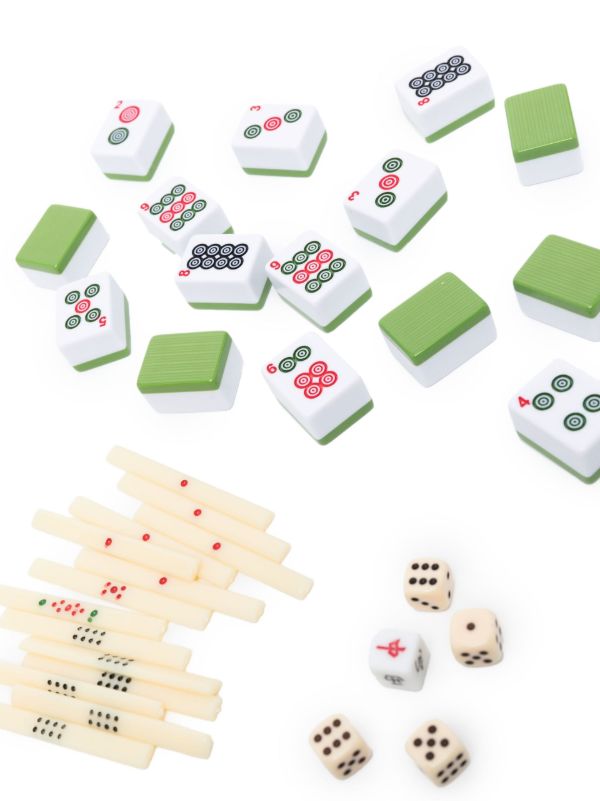 Hector Saxe Red Mah-jong Leather Game Set | Browns Collectibles