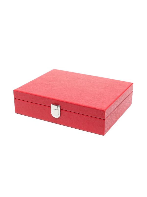 Hector Saxe Red Poker Set | Browns Table Games