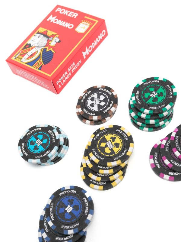 Hector Saxe Red Poker Set | Browns Table Games